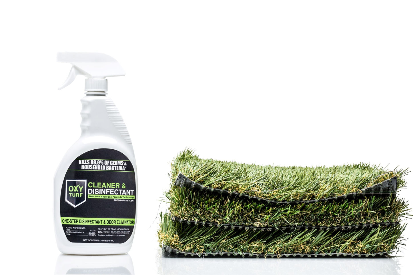 32 Oz OxyTurf Trigger Sprayer OxyTurf Turf cleaner disinfectant and pet odor eliminator